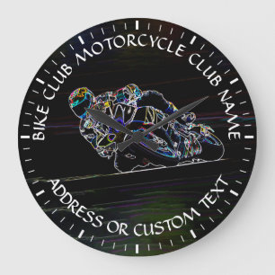Grande Horloge Ronde Motorcycle Club Biker Club Biker School Racer