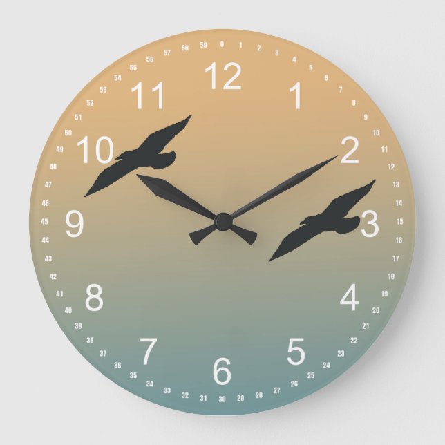 Grande Horloge Ronde Mouettes (Recto)