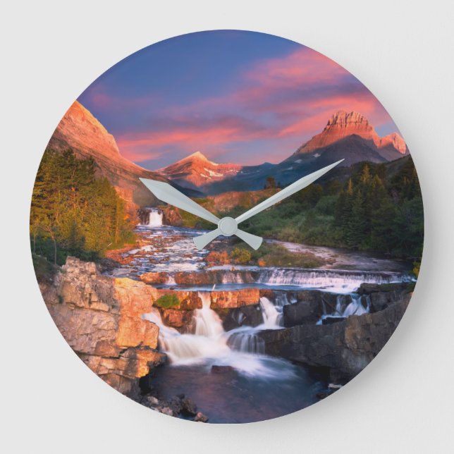 Grande Horloge Ronde Mountains | Glacier National Park, Montana (Recto)