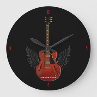 Grande Horloge Ronde Music is Heaven Large Wall Clock
