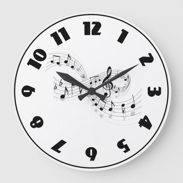 Grande Horloge Ronde Musical notes (Recto)