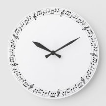 Musique Note Clock