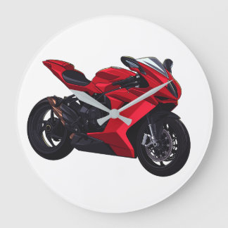 Grande Horloge Ronde MV Agusta F3 style réaliste
