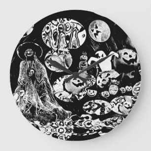 Grande Horloge Ronde My Super Halloween