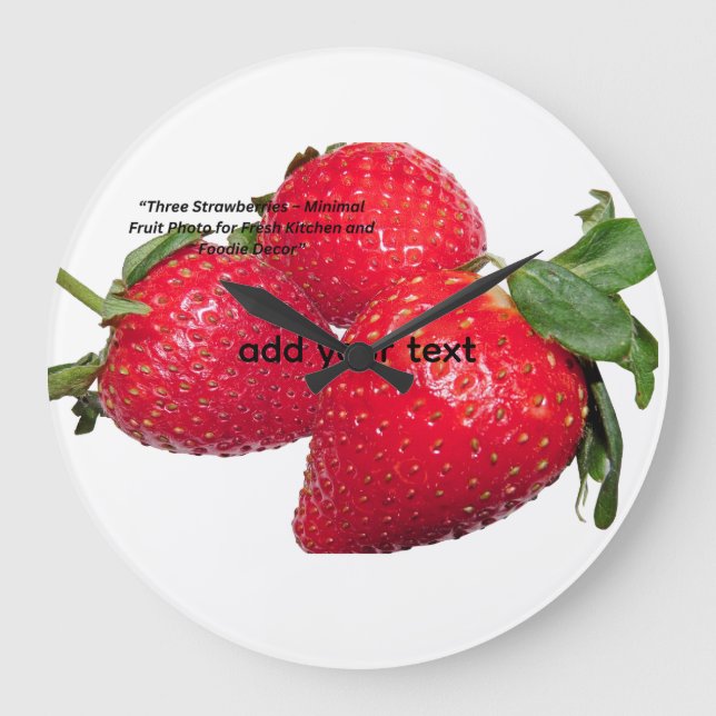 Grande Horloge Ronde  Natural Fruit Cushion for Home Decor (Recto)