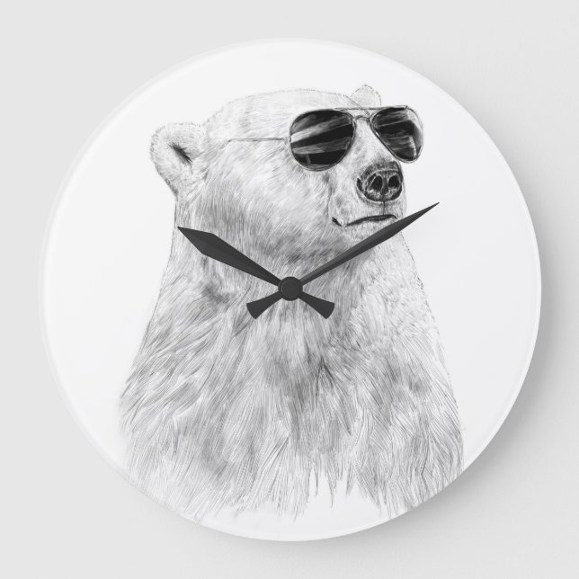 Grande Horloge Ronde Ne laisse pas le soleil se coucher (Recto)