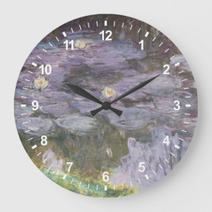 Grande Horloge Ronde Nénuphars de Claude Monet