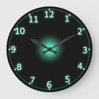 Grande Horloge Ronde Neon