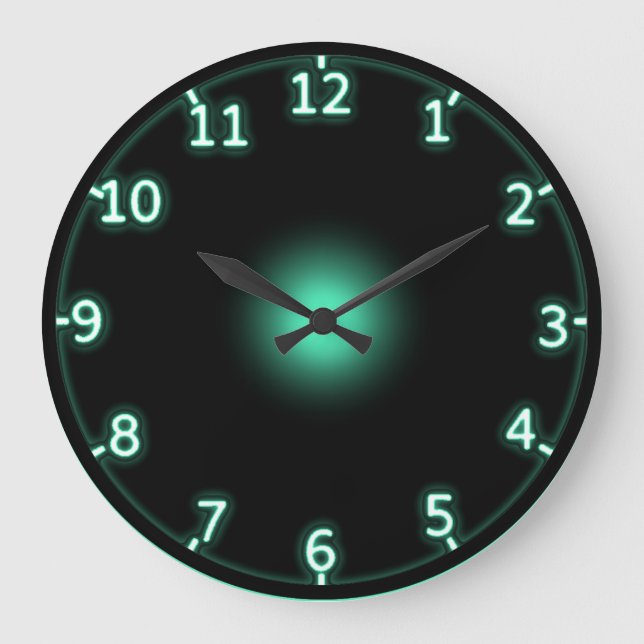 Grande Horloge Ronde Neon (Recto)
