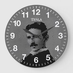 Grande Horloge Ronde Nikola Tesla