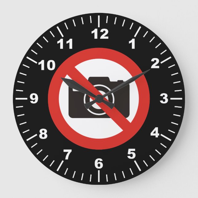 Grande Horloge Ronde No Photos Allowed (Recto)