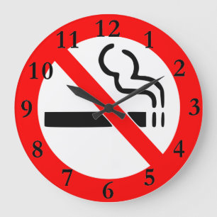 Grande Horloge Ronde No Smoking