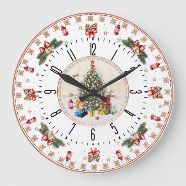 Grande Horloge Ronde Noël (Recto)