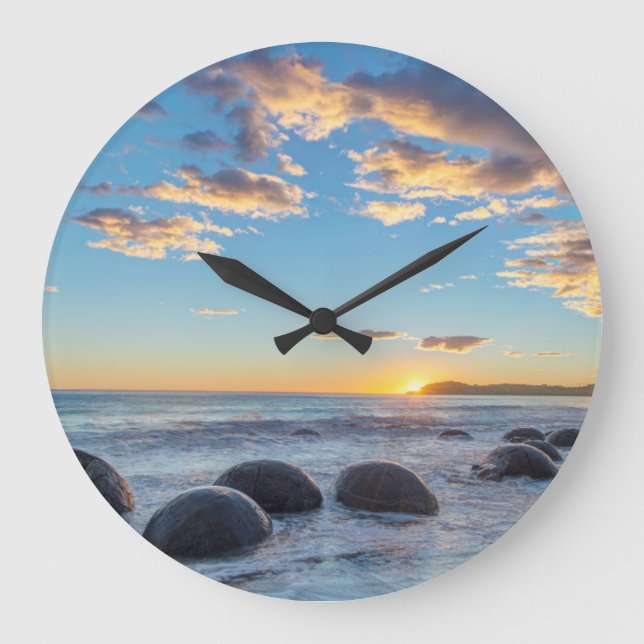 Grande Horloge Ronde Nouvelle-Zélande, Île du Sud, Moeraki Boulders (Recto)