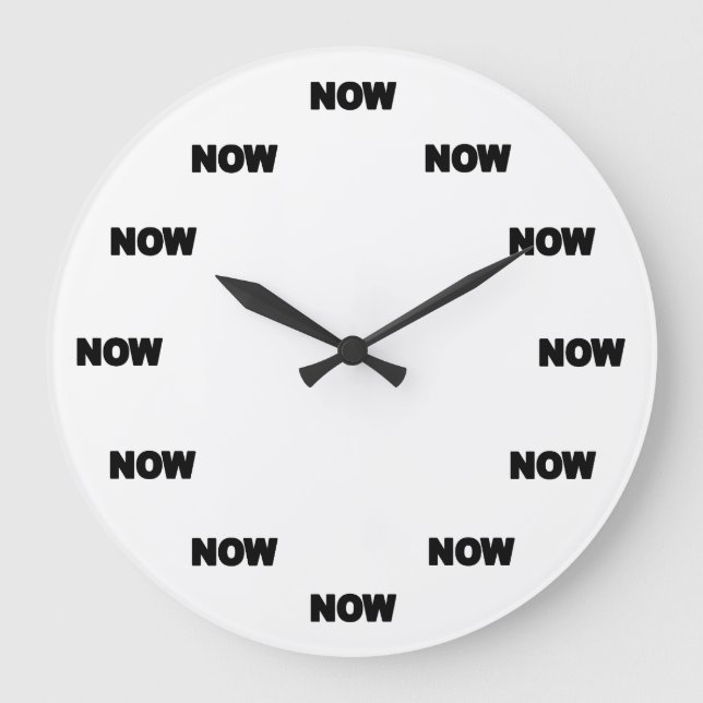 Grande Horloge Ronde Now Clock (Recto)