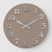 Numéro minimal Gray Silver Grey Bronze Khaki