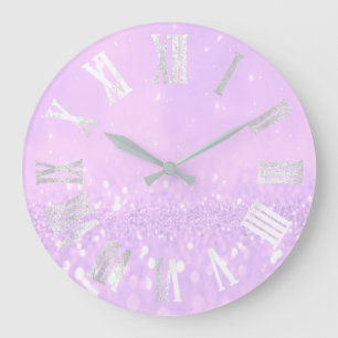 Grande Horloge Ronde Numéros d'identité violents