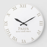 Numéros romains vintages Paris