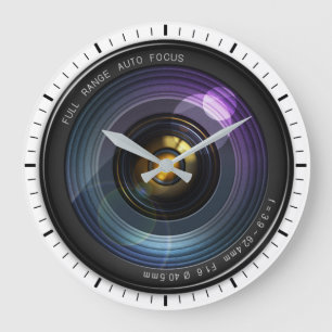 Grande Horloge Ronde Objectif d'appareil photo