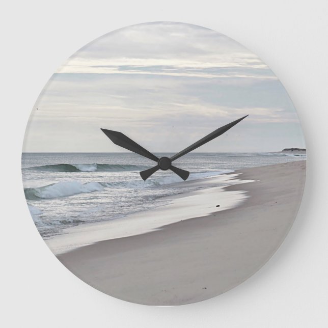 Grande Horloge Ronde Ocean waves and beach (Recto)