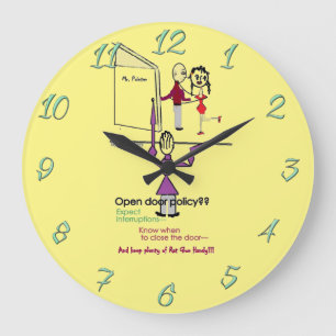 Grande Horloge Ronde Office Fun Clock/Round Large Clock