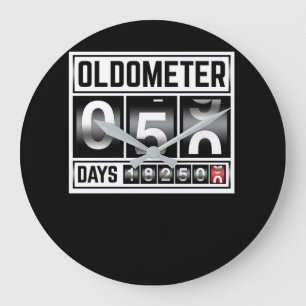 Grande Horloge Ronde OLDOMETER 50 Ans Fabriqué En 1971 50ème Anniversai