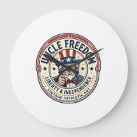 Oncle Freedom Patriotique Oncle Sam Personnage Fon