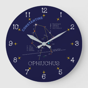 Grande Horloge Ronde Ophiuchus de constellation zodiaque