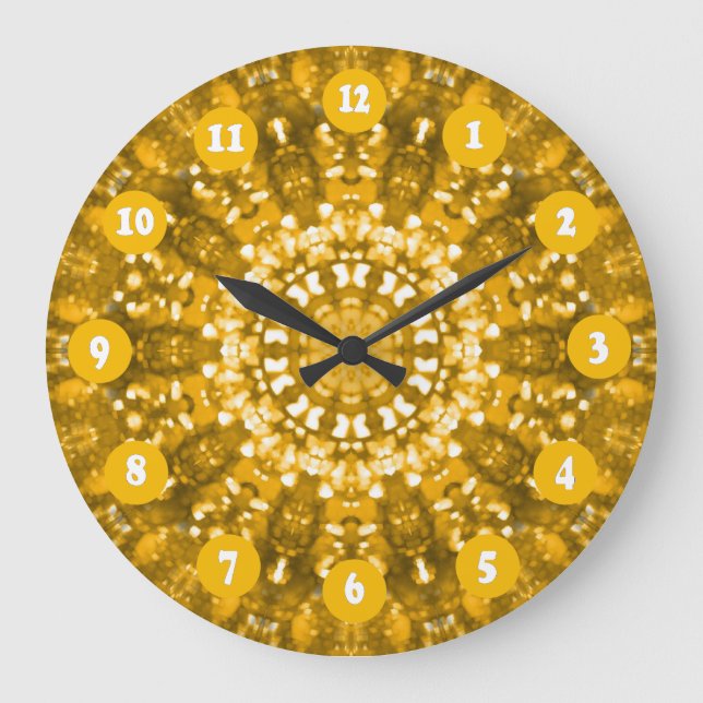 Grande Horloge Ronde Or de l'art islamique maure (Recto)