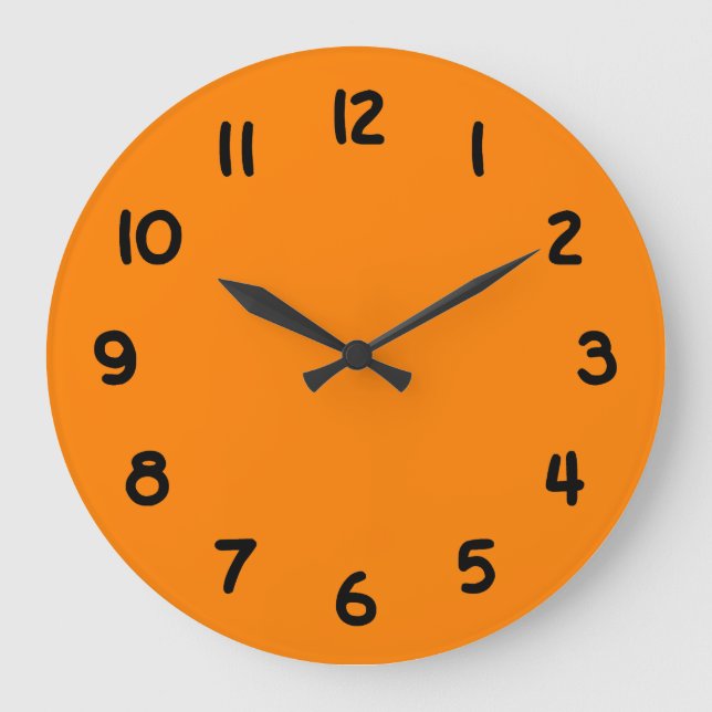 Grande Horloge Ronde Orange (Recto)