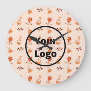 Grande Horloge Ronde Orange chemical business pattern