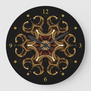 Grande Horloge Ronde Ordinateur de temps Spacecraft V 02 ~ * ~ ~   