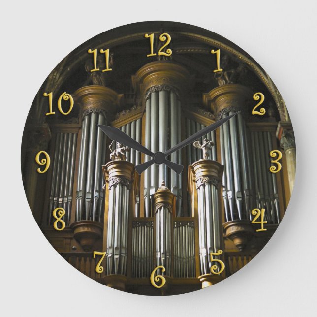 Grande Horloge Ronde Orgue parisien 24h/24 (Recto)