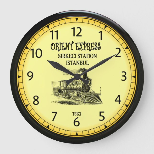 Grande Horloge Ronde  Orient Express Paris Station / Istanbul Station ~ (Recto)