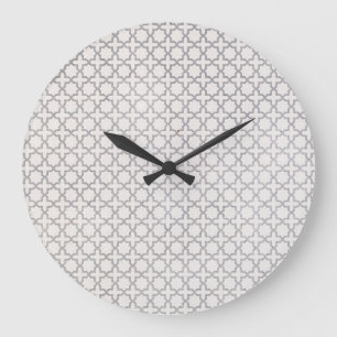 Grande Horloge Ronde Ornement arabesque élégant
