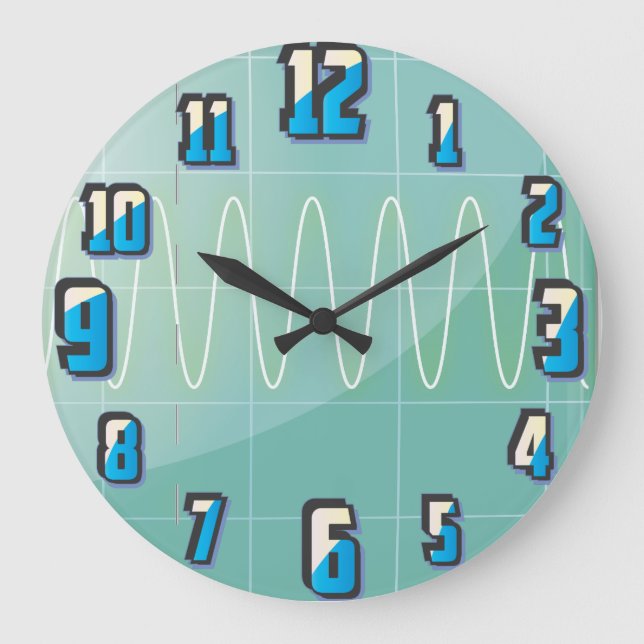 Grande Horloge Ronde Oscilloscope (Recto)