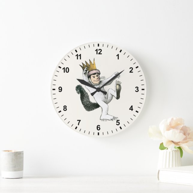 Grande Horloge Ronde Où sont les choses sauvages | Max (Maison)