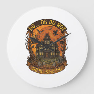 Grande Horloge Ronde Oubliez les bonbons, donnez-moi simplement un fant