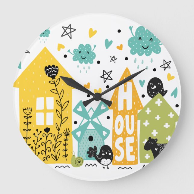 Grande Horloge Ronde Our House (Recto)