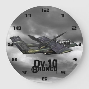 Grande Horloge Ronde OV-10 Bronco