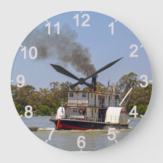 Grande Horloge Ronde Paddle Steamer River Murray (Recto)