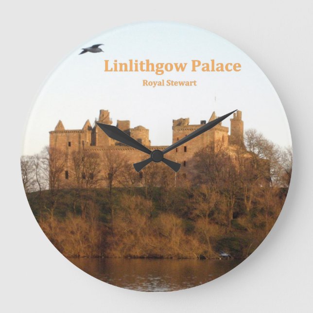 Grande Horloge Ronde Palais Linlithgow d'Ecosse Royal Stuart Stewart (Recto)
