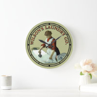 Panneau de blanchisserie vintage