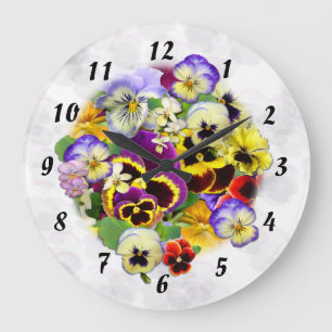 Grande Horloge Ronde Pansy time