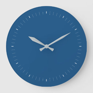 Grande Horloge Ronde Pantone classique bleu 2020