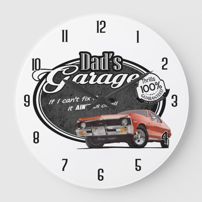 Grande Horloge Ronde Papa's Garage Nova (Recto)