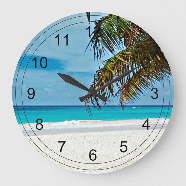 Grande Horloge Ronde Paradis tropical (Recto)