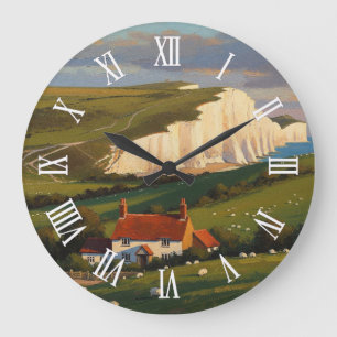 Grande Horloge Ronde Parc national des South Downs en Angleterre