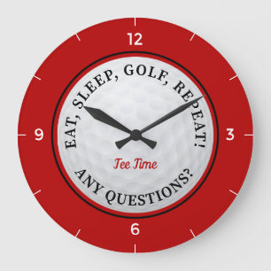 Grande Horloge Ronde Parcours de golf sur mesure Golf Ball Sports Golfe