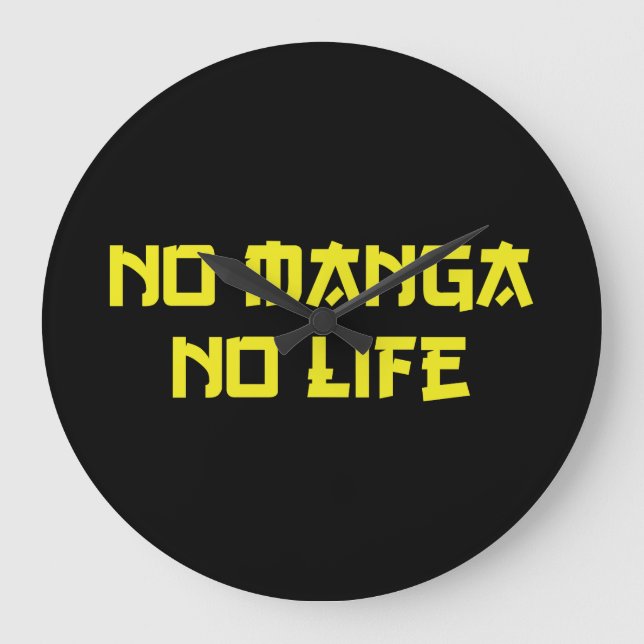 GRANDE HORLOGE RONDE PAS DE MANGA PAS DE VIE (Recto)